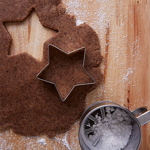 German Cinnamon Star Cookies