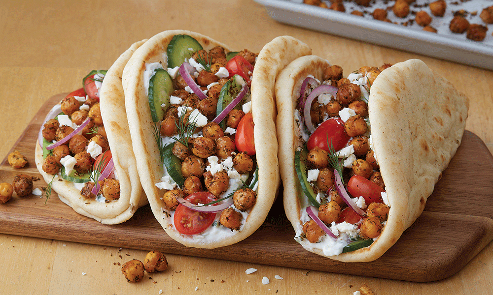 Tasty Chickpea Gyros