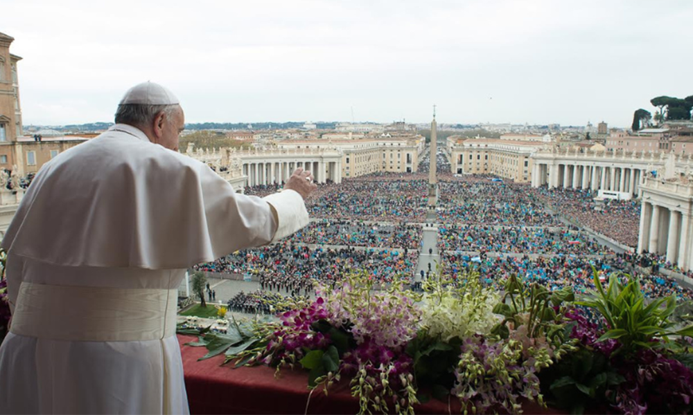 Pope Francis in St. Peter's Square